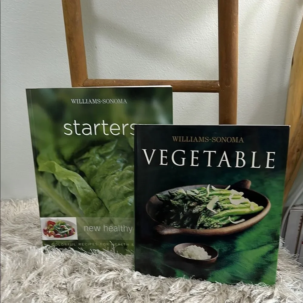 Williams-Sonoma Starters New Healthy Kitchen & Vegetable‎ Cookbook Bundle